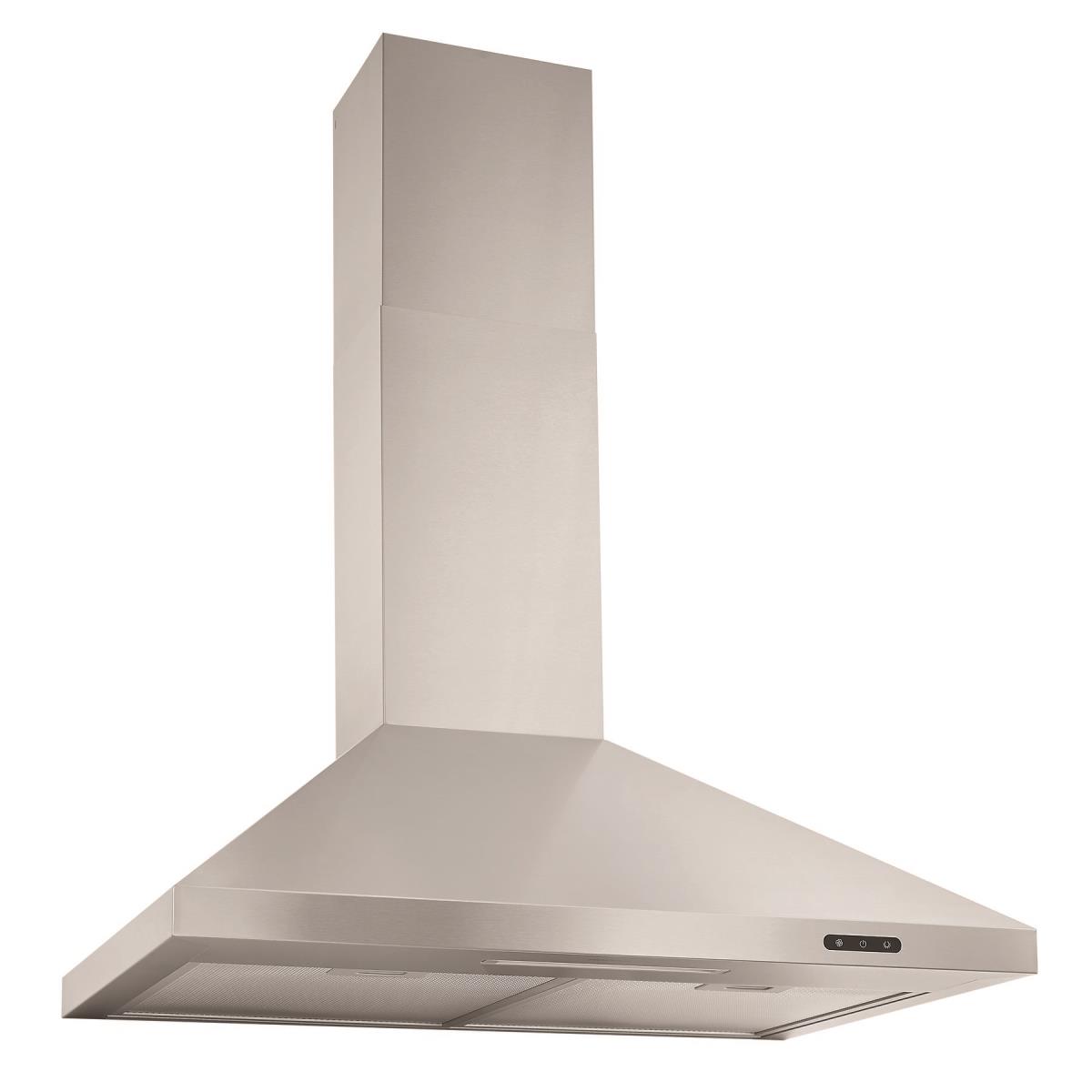 Picture of Broan EW4836SS 36 in. Convertible 400 CFM Wall-Mount Chimney Range Hood&#44; Stainless Steel