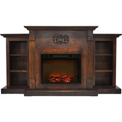 Picture of Cambridge CAMBR7233-1WAL 72 x 33 in. Fireplace Mantel with Log Insert