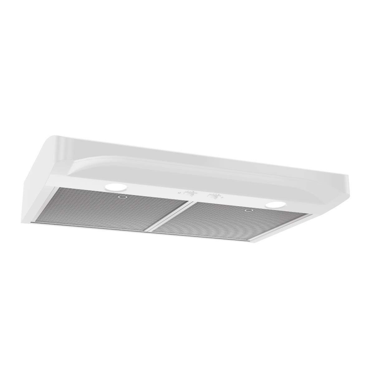 30 in. Elite Convertible Under-Cabinet Range Hood, White - Broan ALT130WW