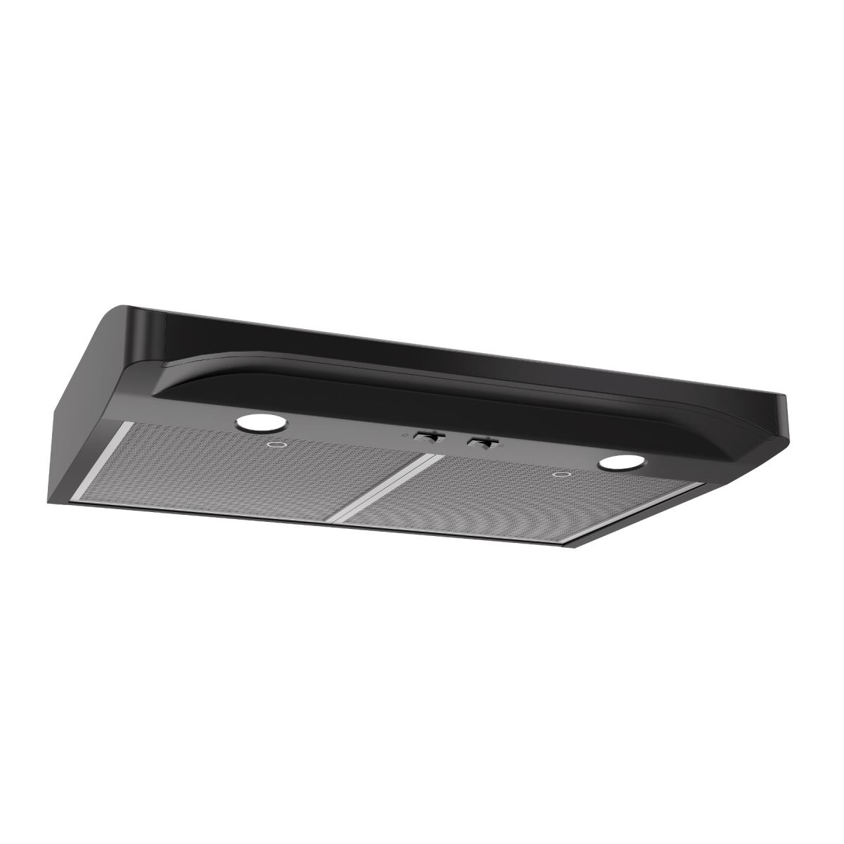 36 in. Elite Convertible Under-Cabinet Range Hood, Black - Broan ALT136BL