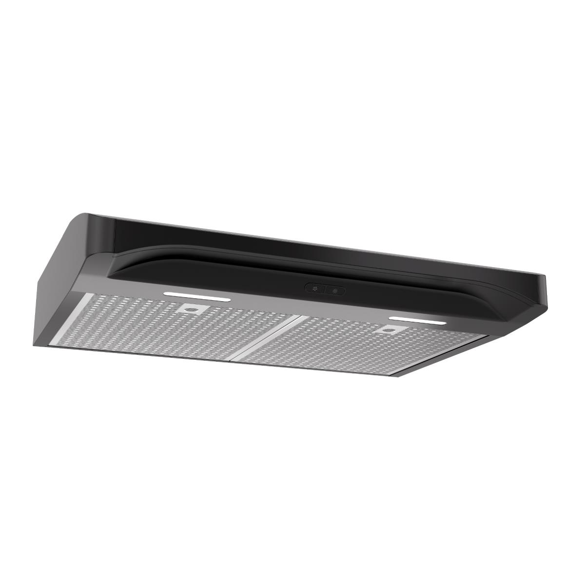 30 in. Elite Convertible Under-Cabinet Range Hood, Black - Broan ALT230BL