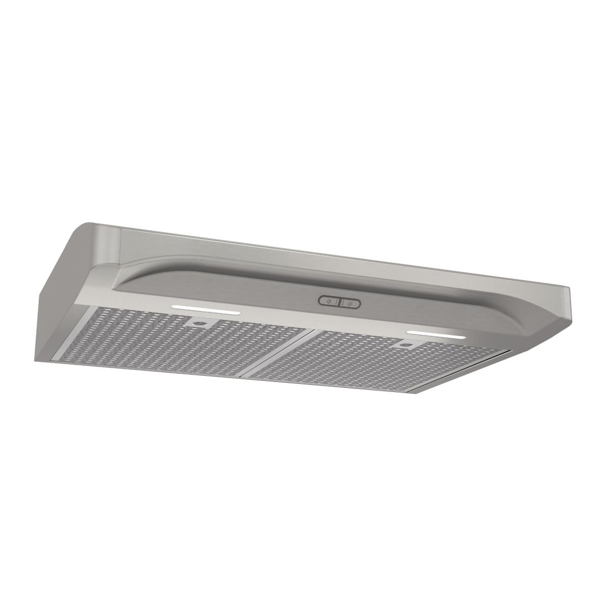 30 in. Elite Convertible Under-Cabinet Range Hood, Stainless Steel - Broan ALT230SS