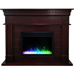 Picture of Cambridge CAM4815-1WHTCRS Shelby Electric Fireplace Mantel - White