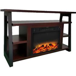 Picture of Cambridge CAM5332-1MAHLG2 32 in. Sawyer Electric Fireplace Mantel with Realistic Log & Grate&#44; Mahogany