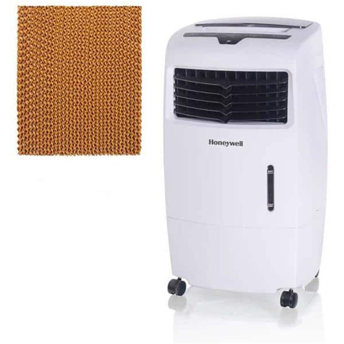 Picture of Honeywell CL25-1941-KIT 500 CFM 4-Speed Portable Evaporative Cooler with Remote Control & Extra Honeycomb Filter&#44; White