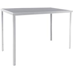Picture of Hanfry NAPDNBRTBL-WG Naples Aluminum Glass Bar Table