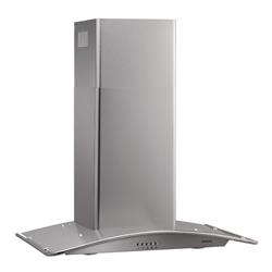 Picture of Broan B5736SS 36 in. 450 CFM Convertible Arched Canopy Wall-Mount Chimney Range Hood, Stainless Steel