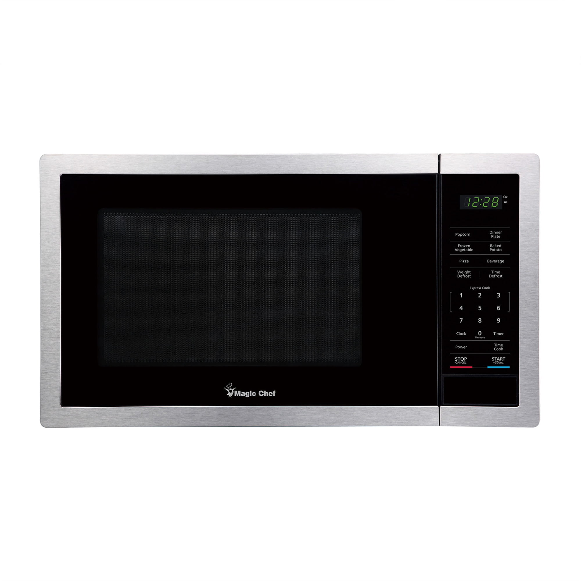 0.9 cu. ft. 900W Countertop Digital Touch Microwave - Silver -  KitchenCrusader, KI3343641