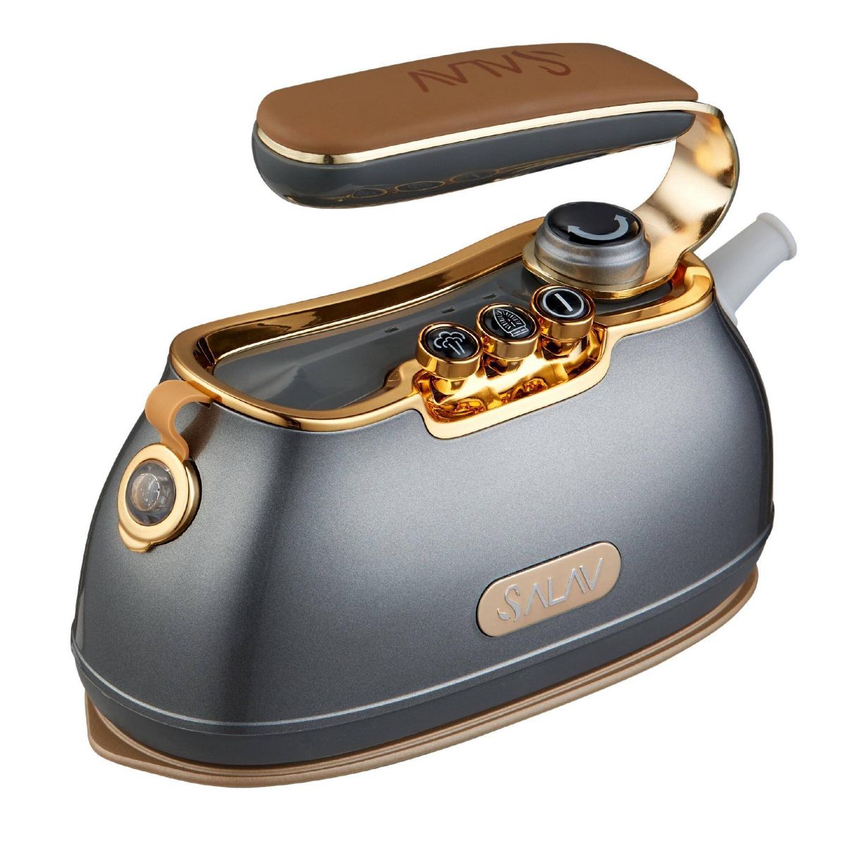 IS900 TITANIUM Retro Edition Duopress Steamer  Iron Titanium