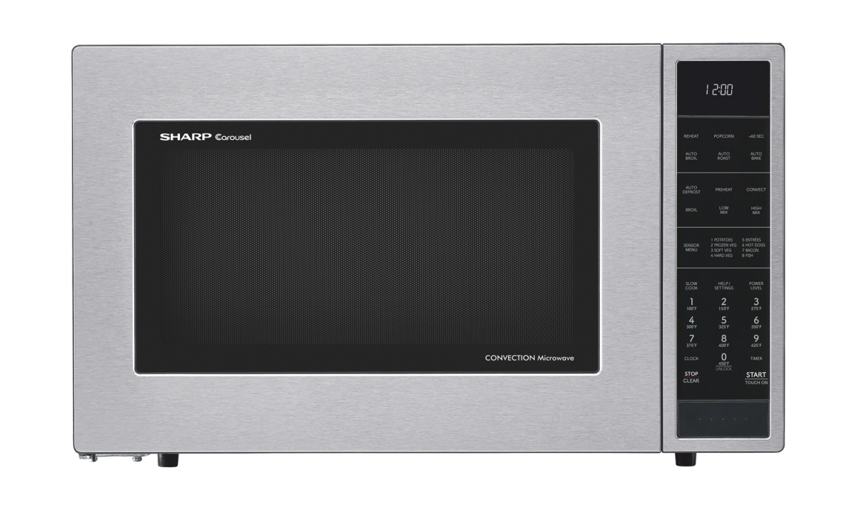 SMC1585KS 1.5 cu. ft. 900 watt Stainless Steel Countertop Microwave Oven -  Sharp