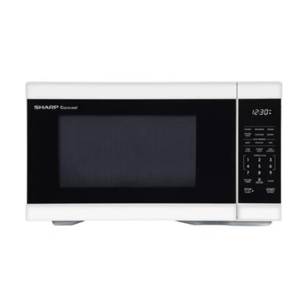 SMC1161KW 1.1 cu. ft. 1000W Countertop Microwave Oven, White -  Sharp