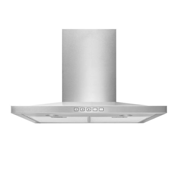 Broan BWS1304SS 30 in. Convertible Wall-Mount Low Profile Pyramidal Chimney Range Hood - Stainless Steel