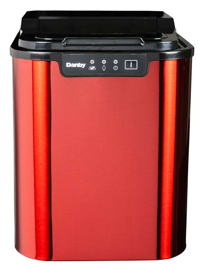 Picture of Danby DIM2500RDB 25 lbs Countertop Ice Maker - Red