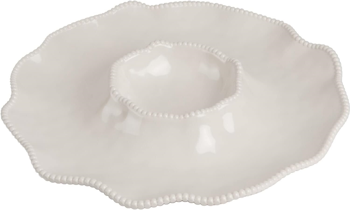 Picture of Cookcraft CC-7625 Chip & Dip Platter with Center Bowl