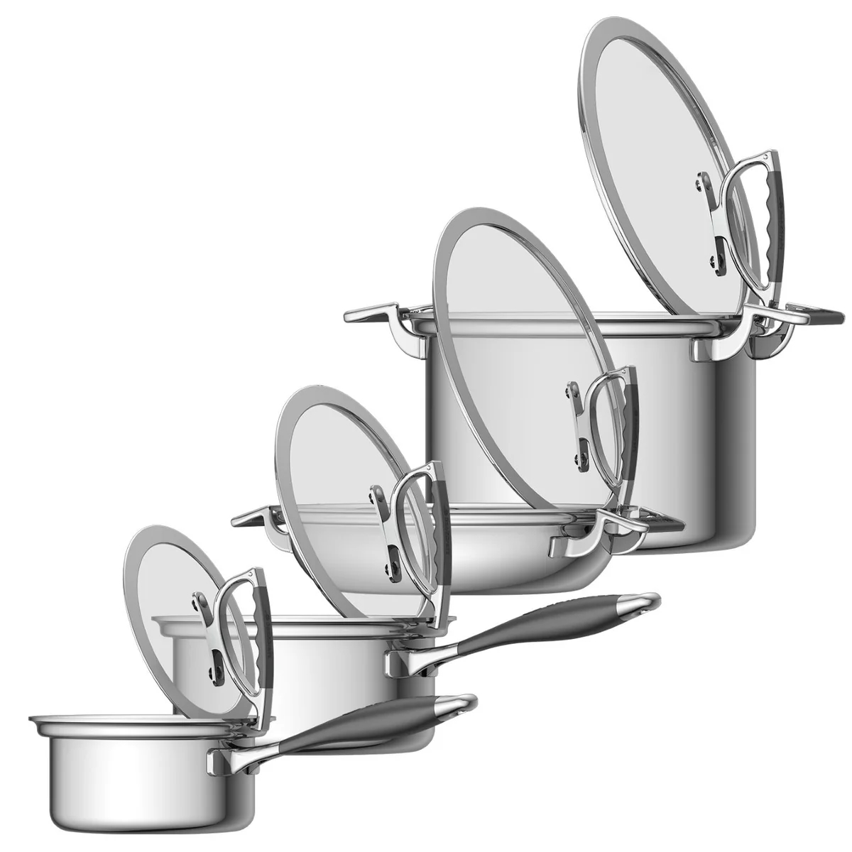 Picture of CookCraft CC-5013 8 Piece Luxury Collection Cookware Set