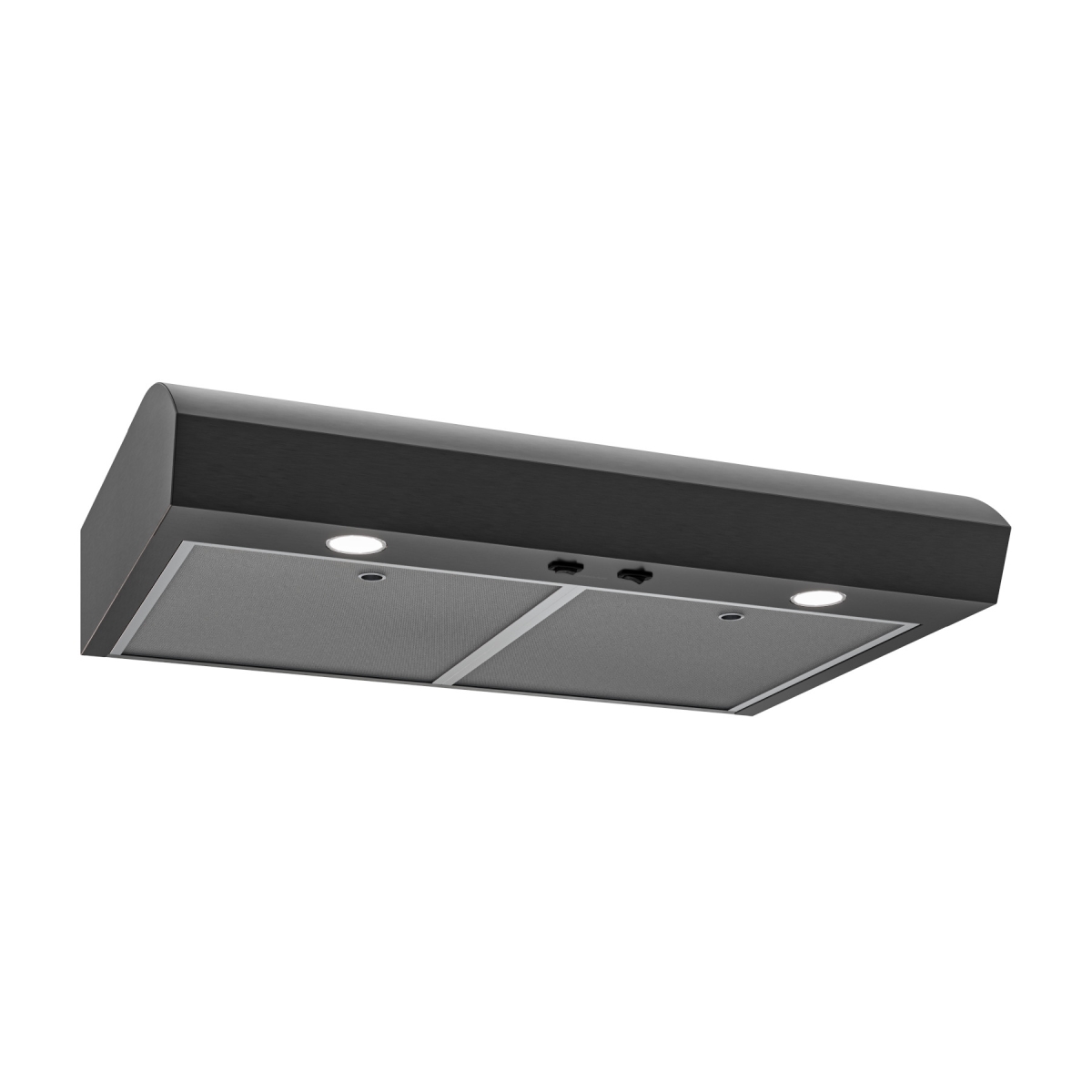 Picture of Broan MTR1303BLS 30 in. Under Cabinet Range Hood, Energy Star, 350 Max Blower CFM - Bright 1-Level - Black Stainless Steel