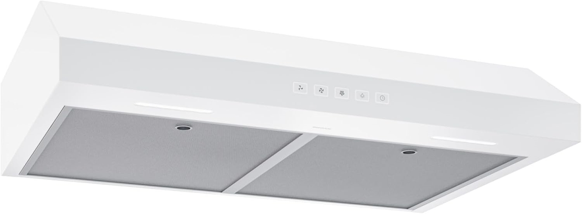 Picture of Broan GLA2303WW 30 in. Under Cabinet Range Hood - Energy Star - 350 Max Blower CFM, White