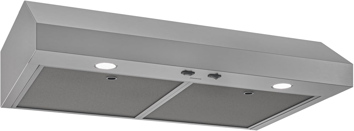 Picture of Broan GLA1363SS 36 in. Stainless Steel Under Cabinet Range Hood - Trusted Quiet Power with 350 CFM