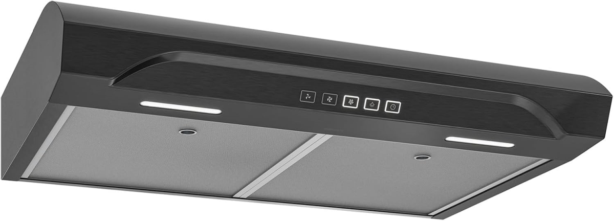 Picture of Broan ALT2303BLS 30 in. 350 MAX Blower 1.5 CFM High Sones Black Stainless Steel Under Cabinet Range Hood