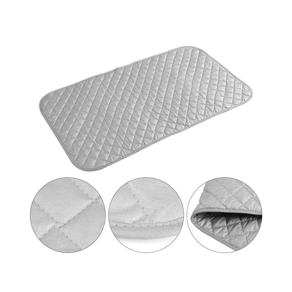 MAT-100 True & Tidy Ironing & Steam Mat - Foldaway Ironing Pad, Hot Iron Mat, Gray - 32.7 x 19.3 in. - Cotton & Polyester