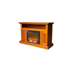 Picture of Cambridge CAM5021-1MAHLG2 50 x 13.4 x 21 in. Fireplace Mantel with Logs & Grate Electric Insert&#44; Mahogany