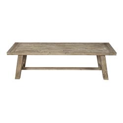 Picture of Alpine Furniture 2068-03 Newberry Bench&#44; Weathered Natural - 18 x 60 x 16 in.