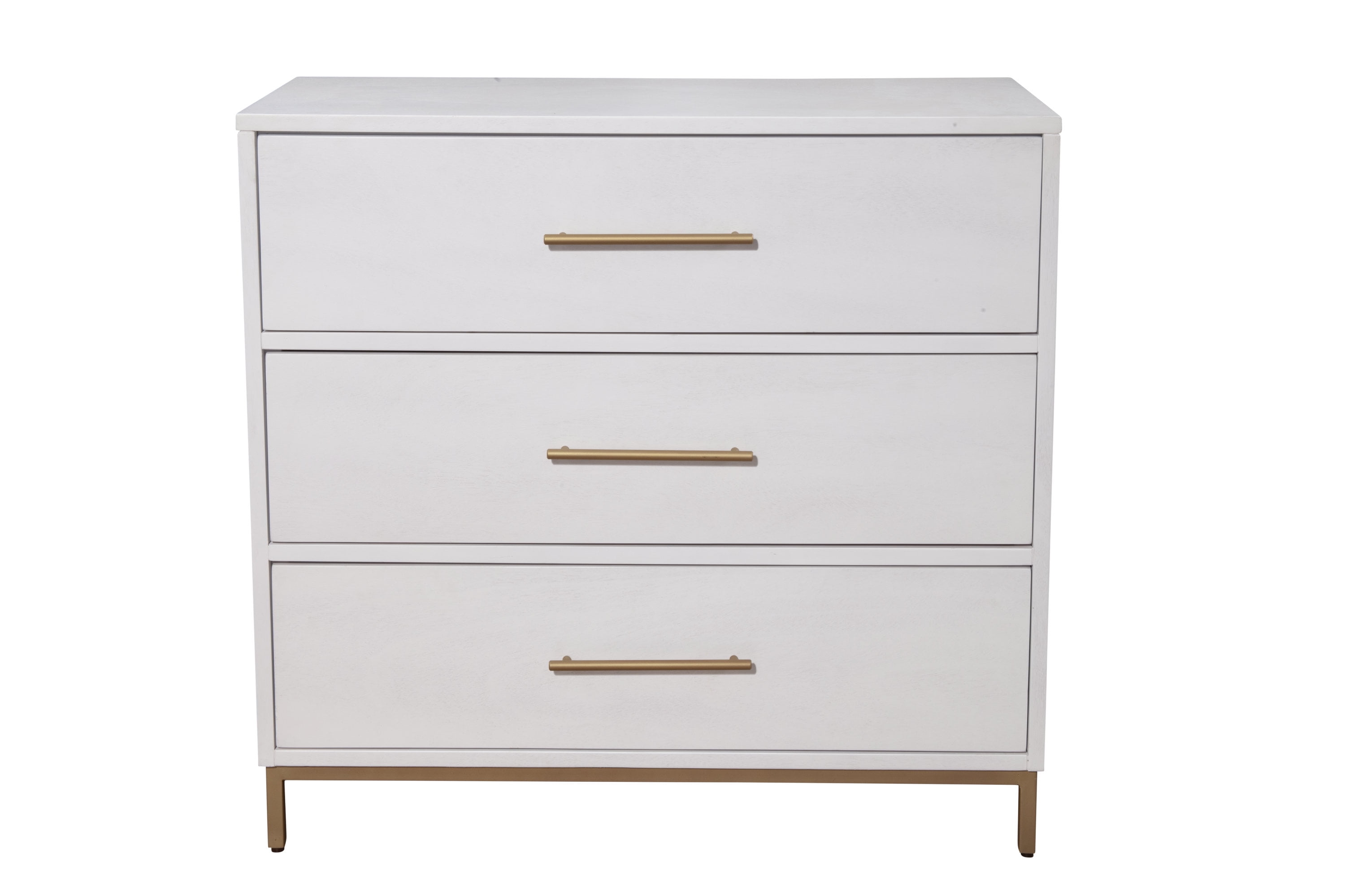 Picture of Alpine Furniture 2010-04 36 x 18 x 34 in. Madelyn Three Drawer Small Chest