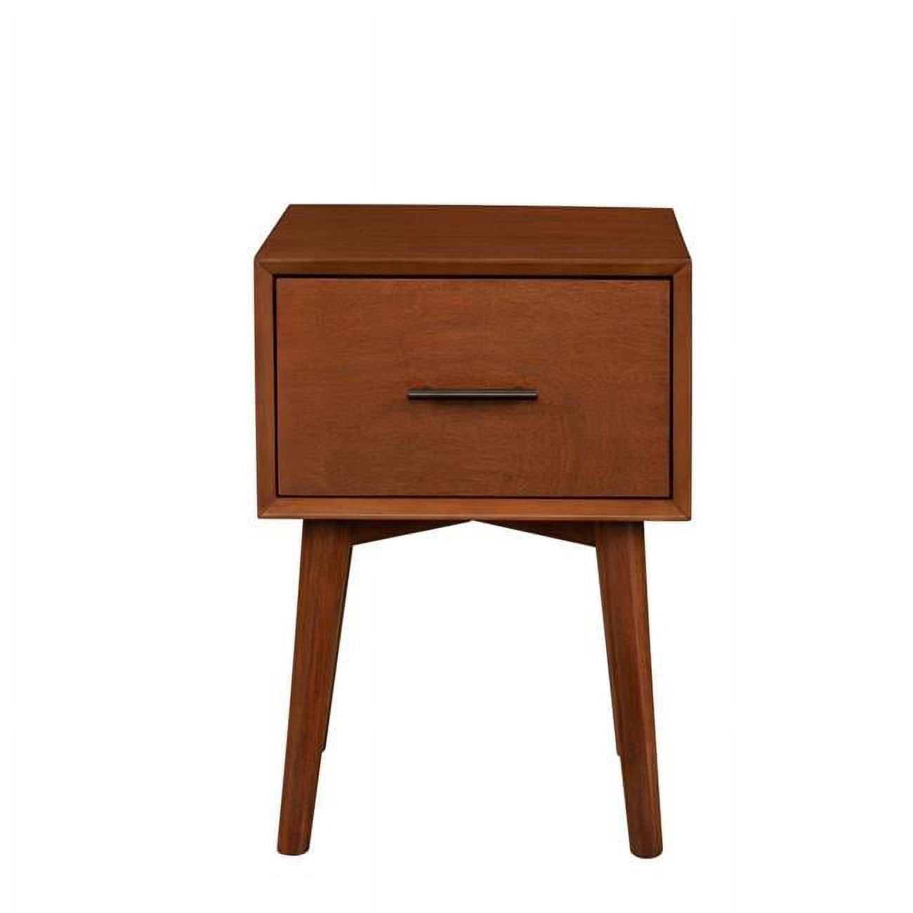 Picture of Alpine Furniture 966-62 Flynn Mid Century Modern End Table&#44; Acorn