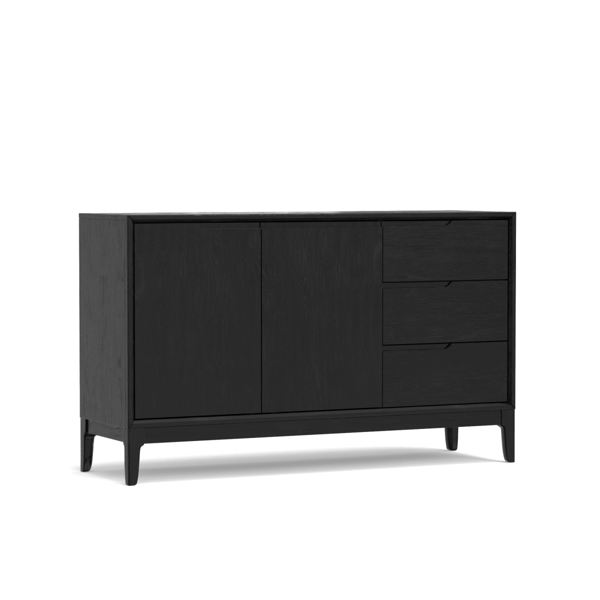 Picture of Alpine Furniture 3859-06 Cove Server&#44; Vintage Black