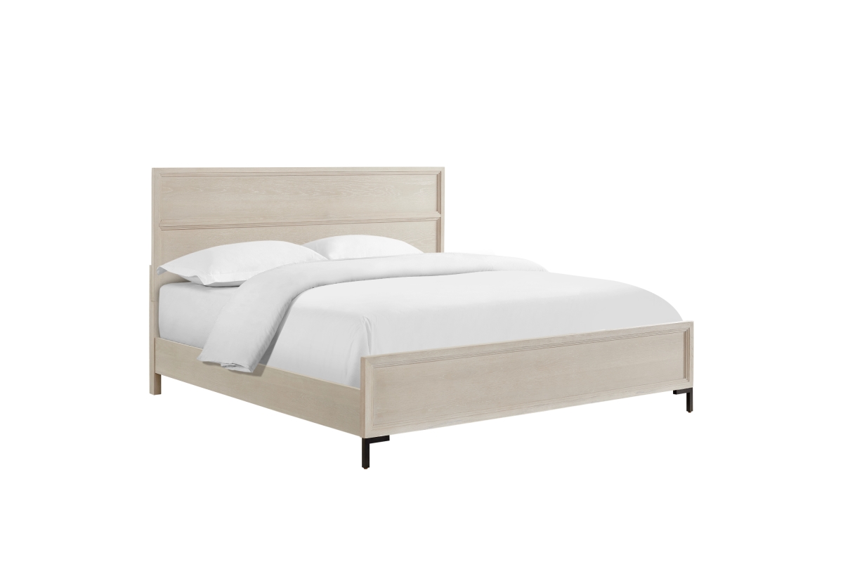 Picture of Alpine Furniture F7210Q Bradley Queen Size Platform Bed&#44; Antique White