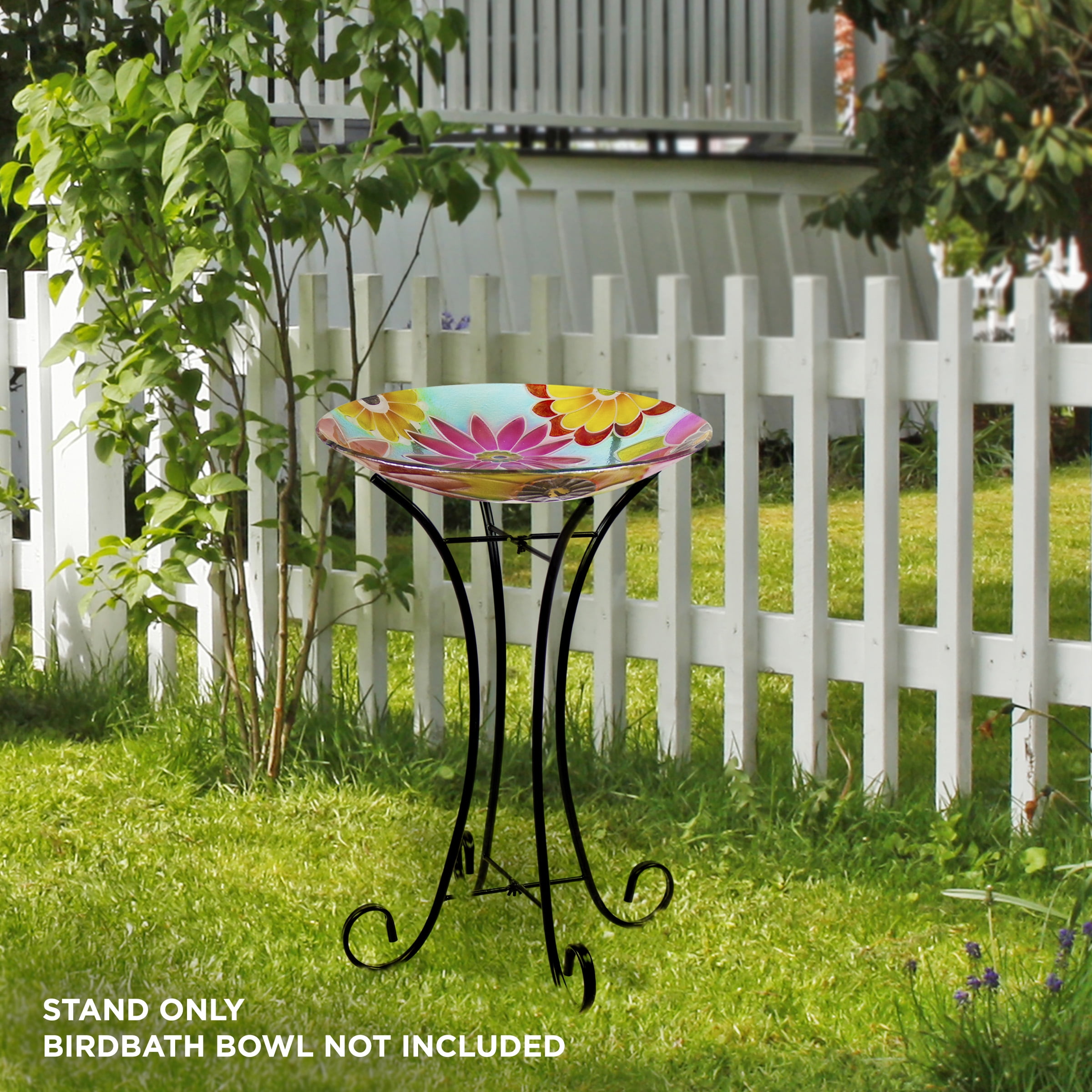 Picture of Alpine Corp KPP160 25 in. Bird Bath Metal Stand