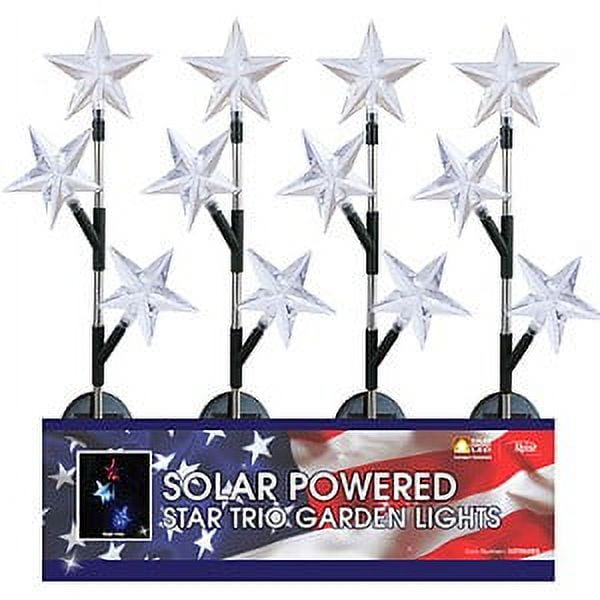 Picture of Alpine Corp SOT866BB Solar Star Trio LED Garden Stake  Pack of 20