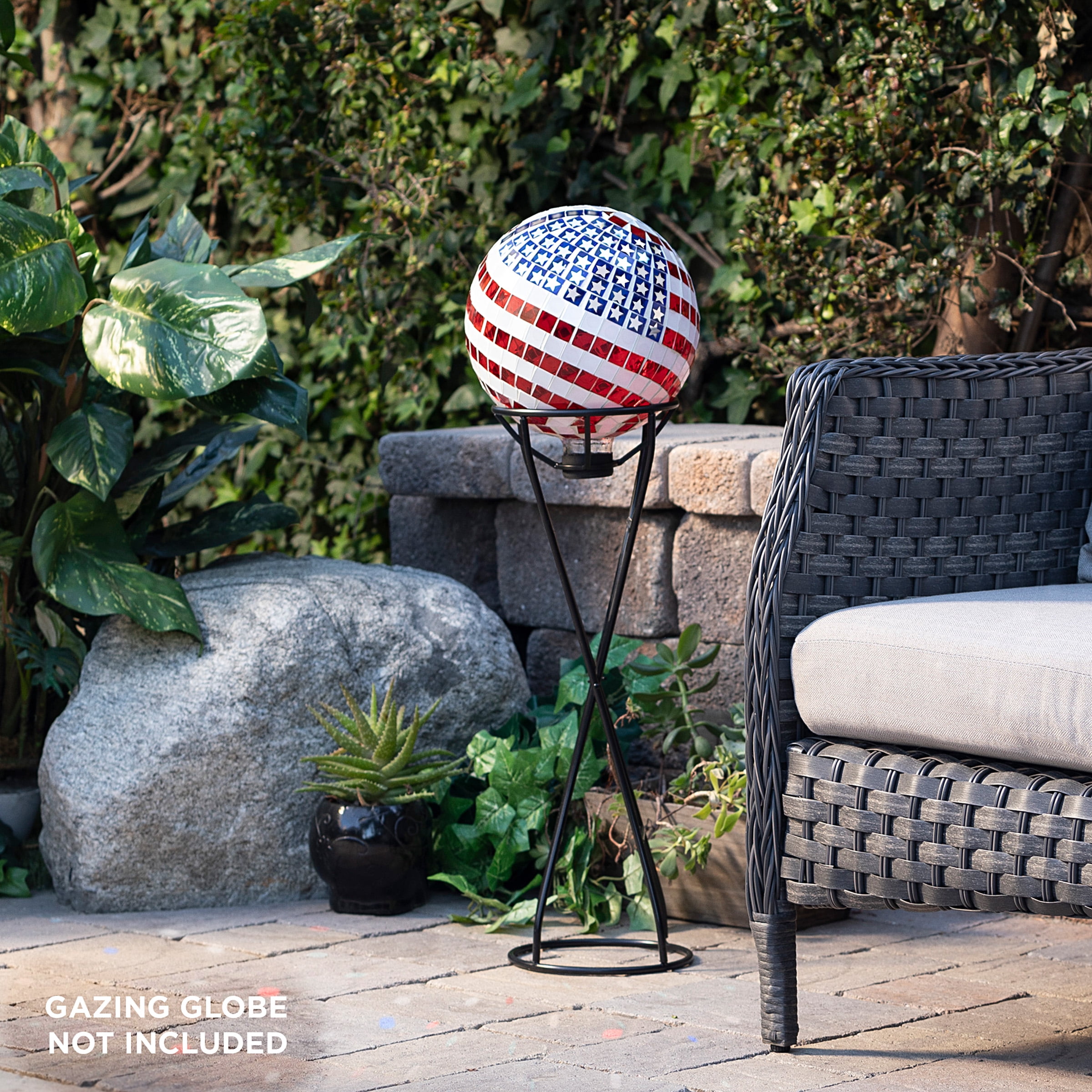 Corp  24 in. Gazing Globe Metal Stand