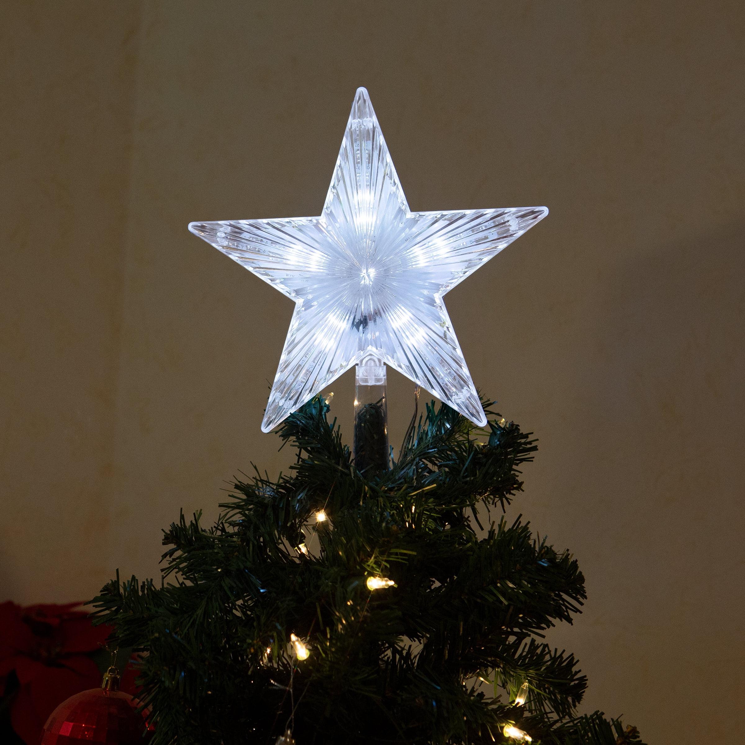 Picture of Alpine COR173WT-TM Digital Flashing Star Tree Topper with 31 Cool White LEDs