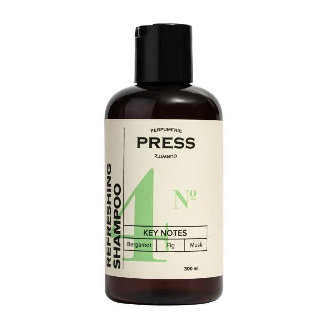 PGPR4001 300 ml No.4 Bergamot Fig Musk Refreshing Shampoo