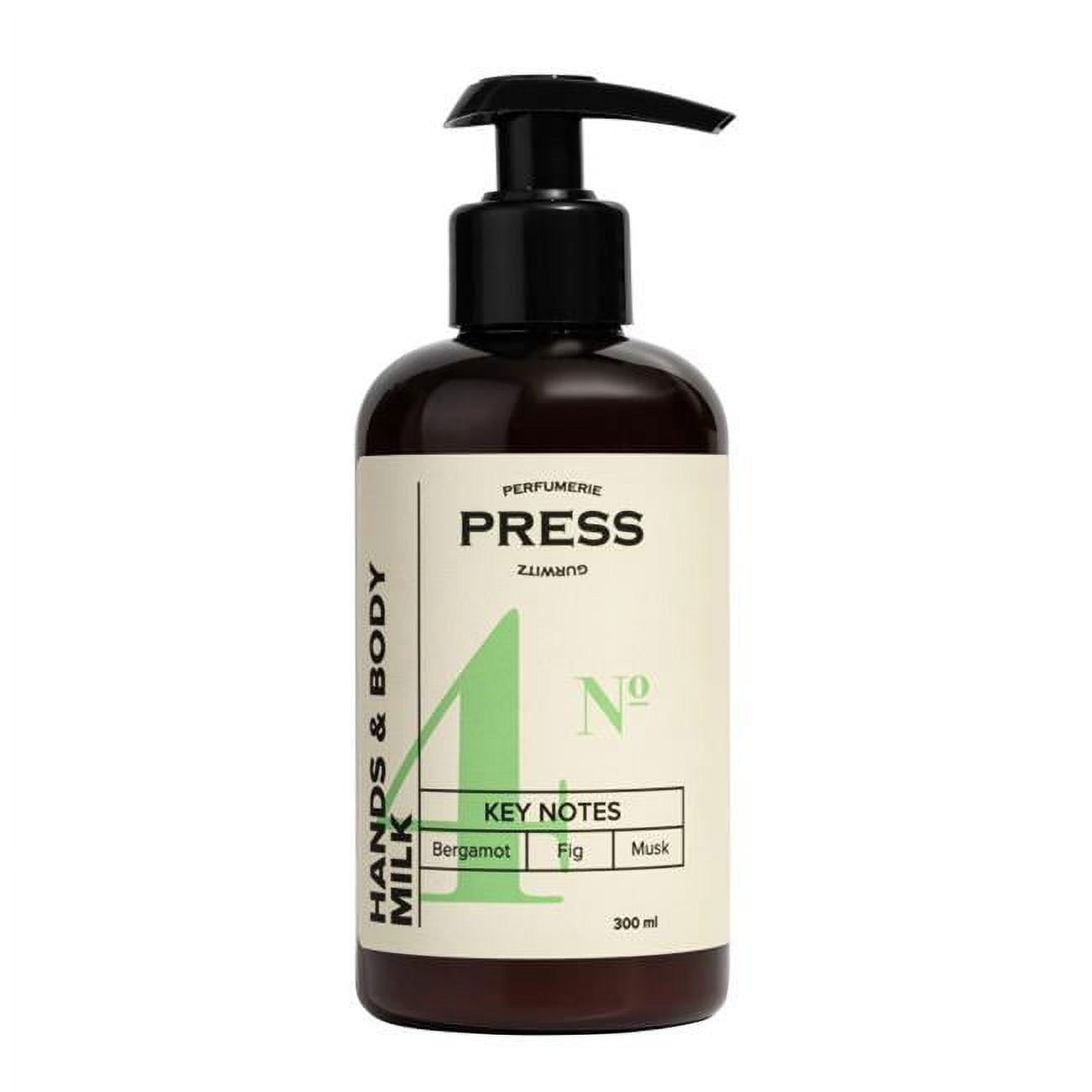 PGPR4004 300 ml No.4 Bergamot Fig Musk Hands Body Milk