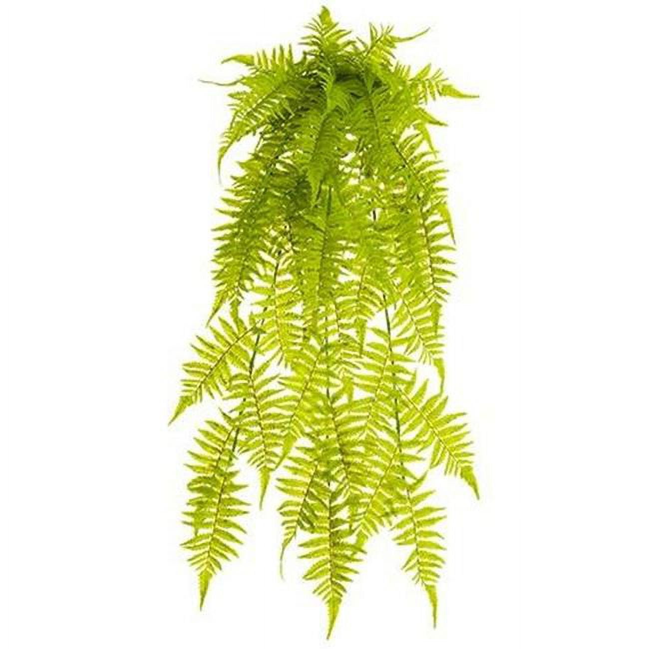 Picture of AllState Floral PBF329-GR 35 in. UV Protected Soft Pe Boston Fern Hanging Bush - Green - Pack of 6