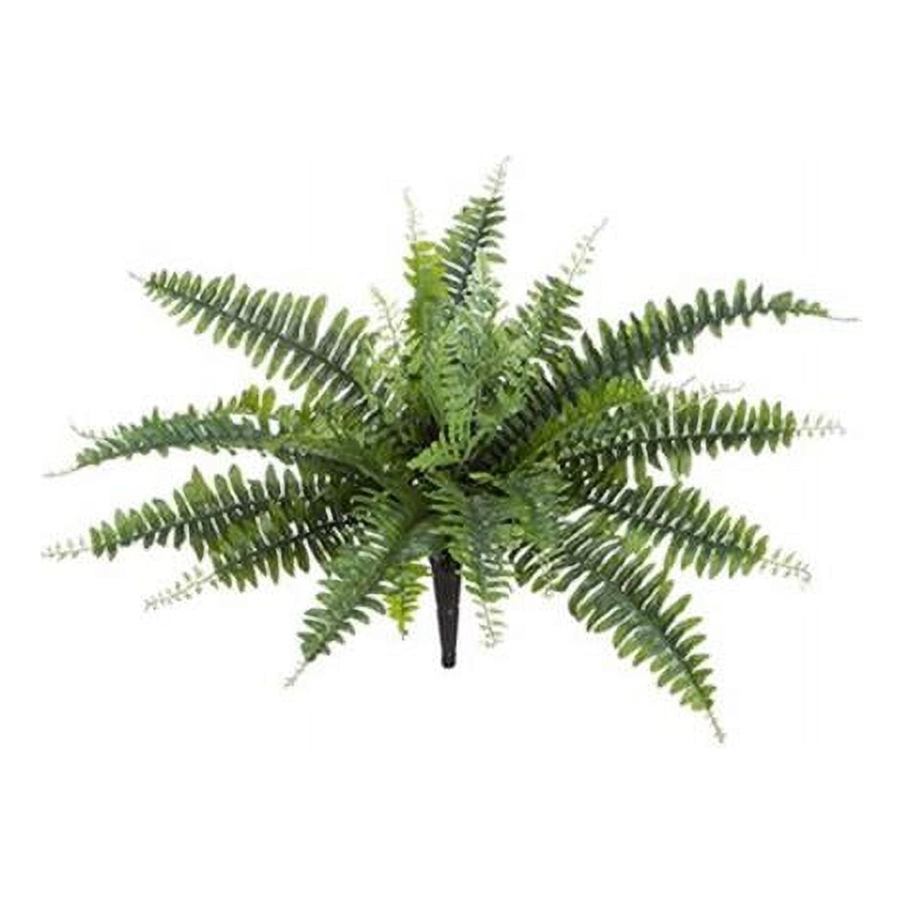 Picture of AllState Floral PBF604-GR 18 in. UV Protected Boston Fern Bush - Green - Pack of 12