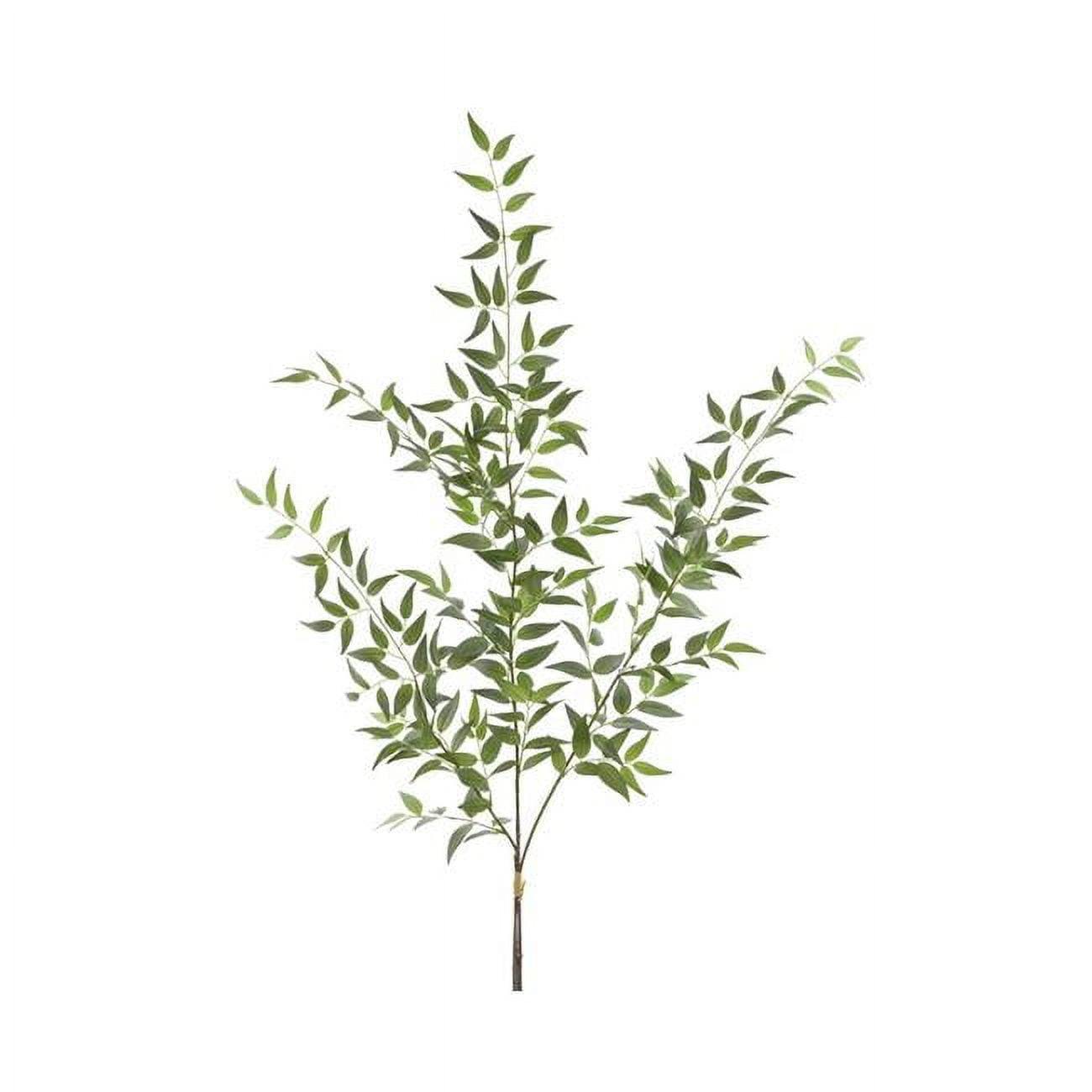 Picture of Allstate Floral & Craft PBR148-GR-GY 49 in. Silk Italian Ruscus Leaf Stem Bundle - Green & Gray