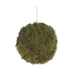Picture of Allstate Floral AFM126-GR 4.7 in. Hanging Moss Ball-Shaped Artificial Topiary Orb&#44; Green - Pack of 6