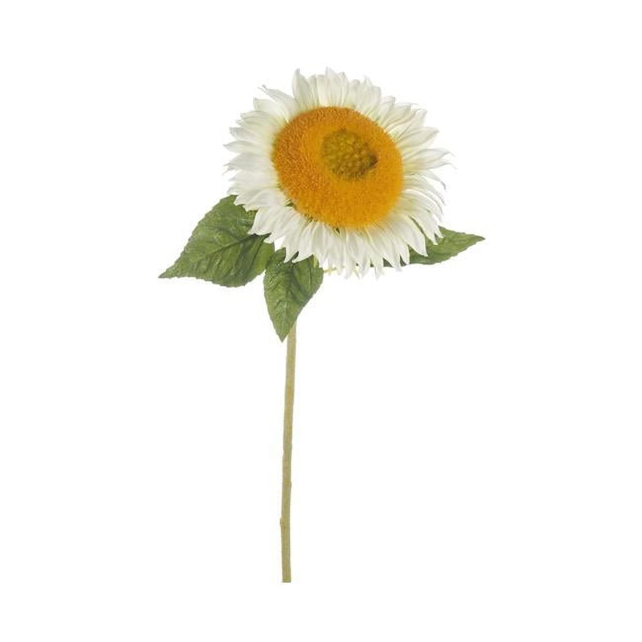 Picture of Allstate Floral & Craft FSS238-WH 24.5 in. Faux Sunflower Flower Spray - White
