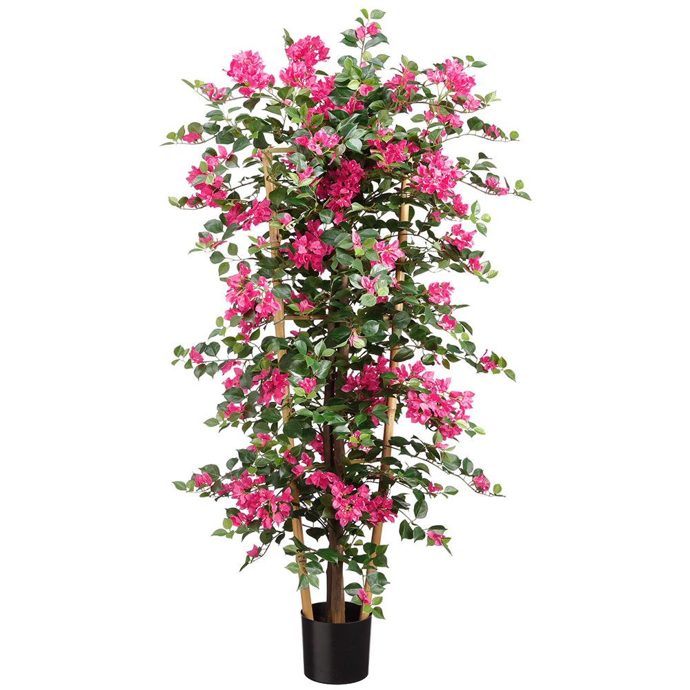 Picture of Allstate Floral & Craft LPB237-BT 55 in. Indoor & Covered Outdoor Porch Faux Bougainvillea Trellis Arrangement in Plastic Pot - Pack of 2