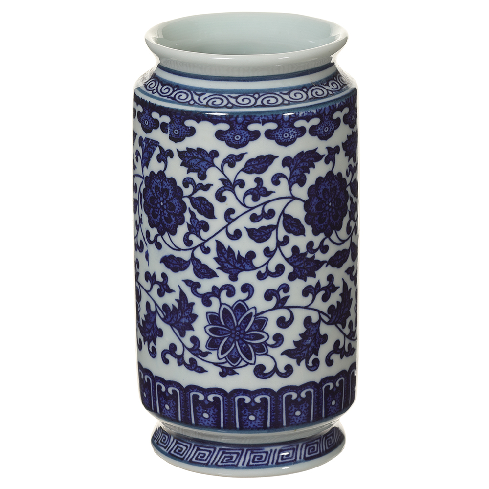 Picture of Allstate Floral & Craft ACQ091-BL-WH 6 in. Ceramic Vase&#44; Blue & White - Pack of 6