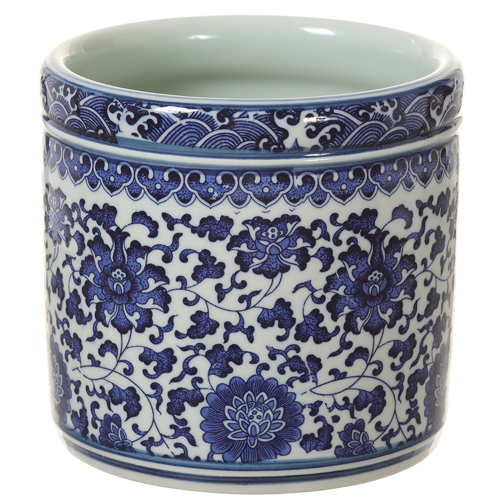 Picture of Allstate Floral & Craft ACQ094-BL-WH 6 x 6.5 in. Ceramic Vase&#44; Blue & White - Pack of 4