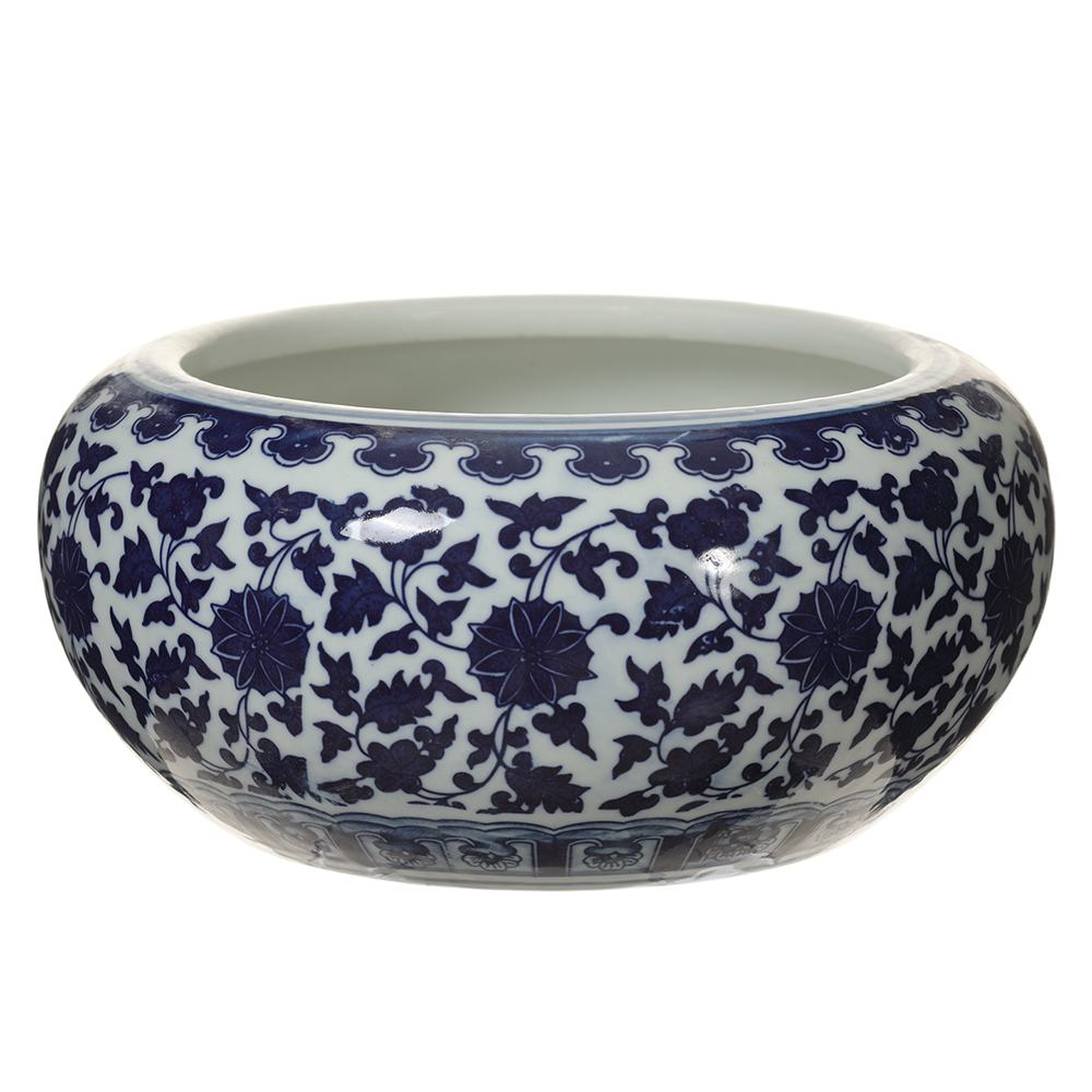 Picture of Allstate Floral & Craft ACQ097-BL-WH 4 x 7 in. Ceramic Vase&#44; Blue & White - Pack of 4