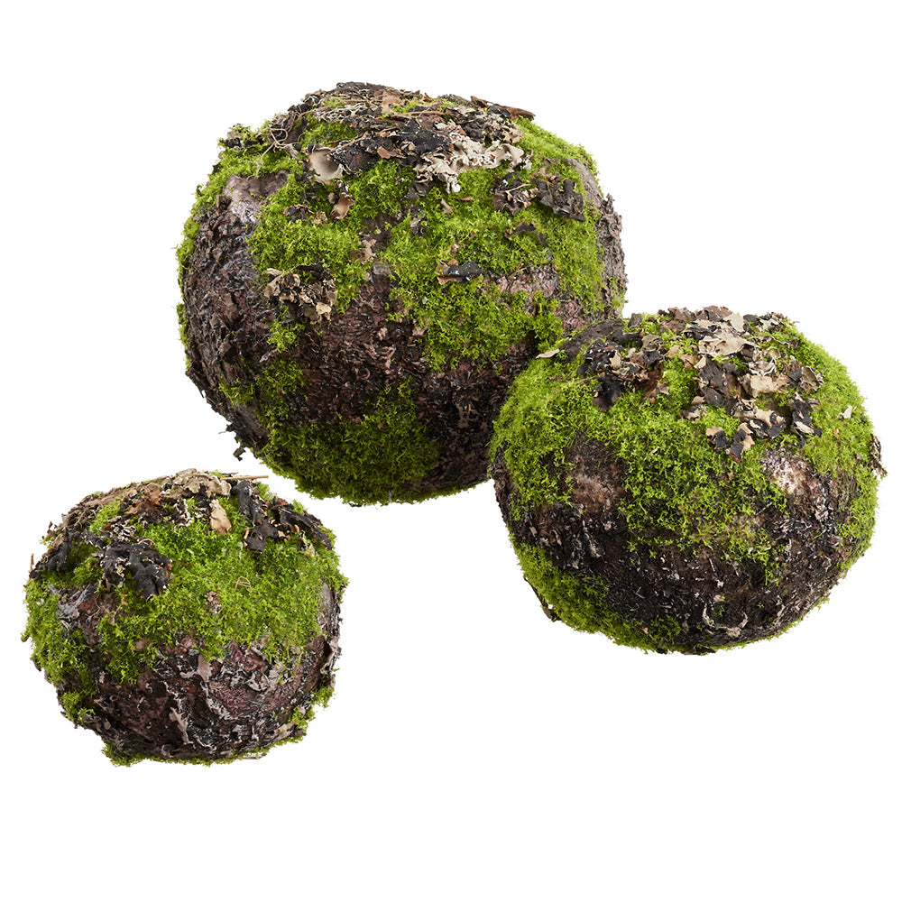 Picture of Allstate Floral & Craft AA2210-GR 3.5 to 6.5 in. Artificial Moss Stump Ball-Shaped Topiary&#44; Green - Pack of 4
