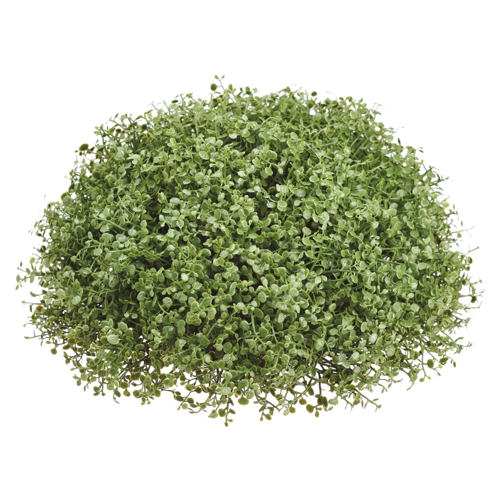 AA3350-GR 9.5 in. Mini Boxwood Half Ball Dome-Shaped Artificial Topiary - Green - Pack of 6