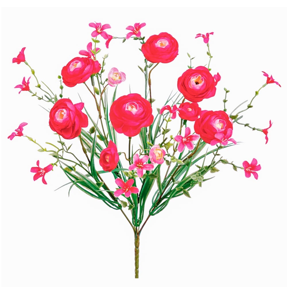 Allstate Floral FBR014-BT 14' Ranunculus Bush x6