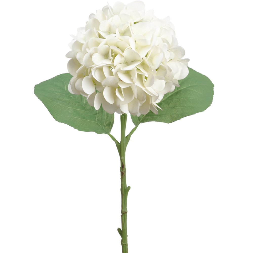 ALLSTATE FLORAL FSH037-CR 18.5 Inch Real Touch Hydrangea Spray Cream