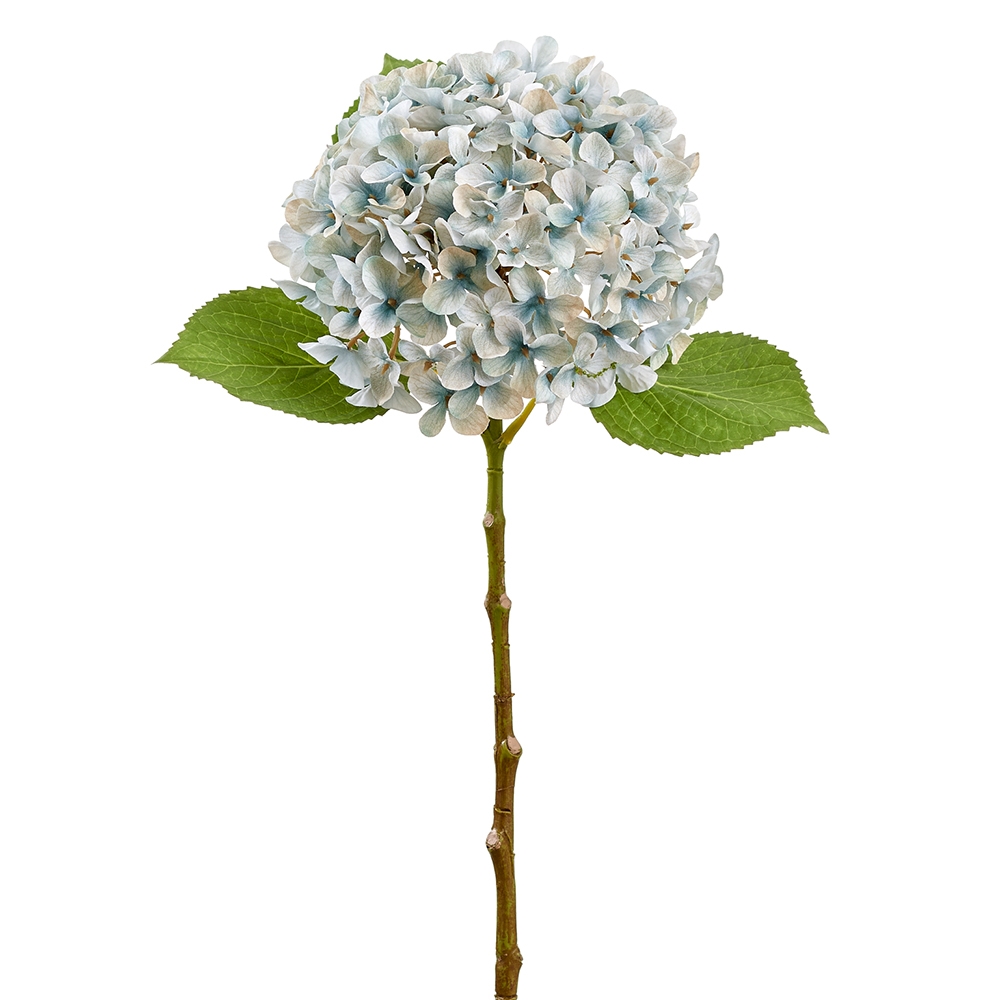 ALLSTATE FLORAL FSH428-BL/TT 17.7 Inch Hydrangea Spray Blue Two Tone